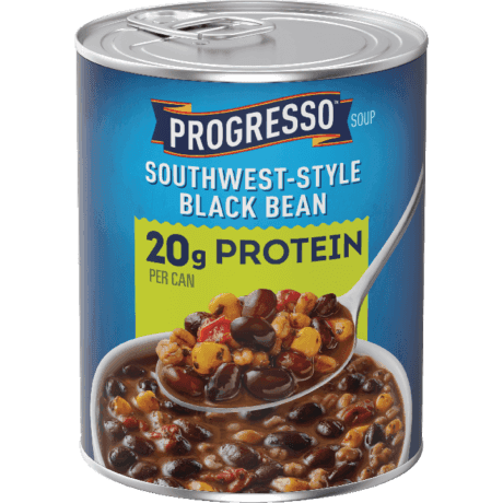 Progresso Southwest-Style Black Bean, front of the product
