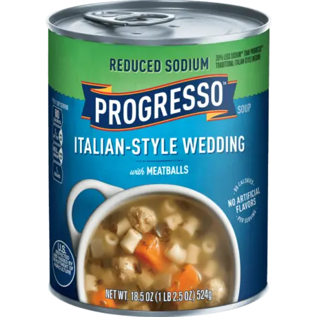 Progresso Italian-Style Wedding Reduced Sodium, front of the product