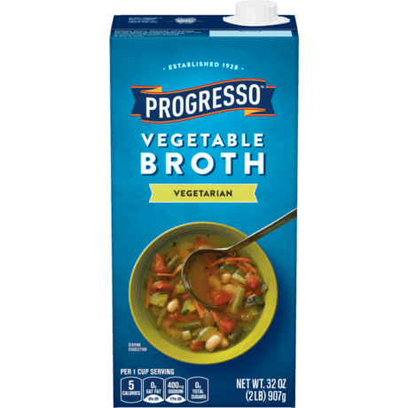Progresso Vegetable Broth, Front of the product