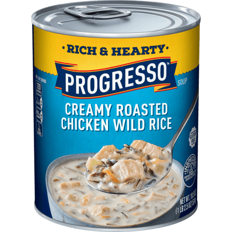 Progresso Rich & Hearty Creamy Roasted Chicken Wild Rice, Front of the product