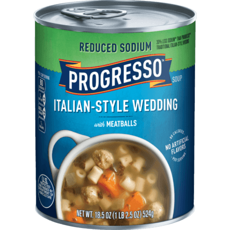 Progresso Italian-Style Wedding Reduced Sodium, front of the product