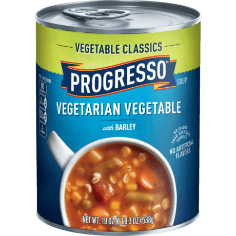 Progresso Vegetable Classics Vegetarian Vegetable with Barley, front of the product