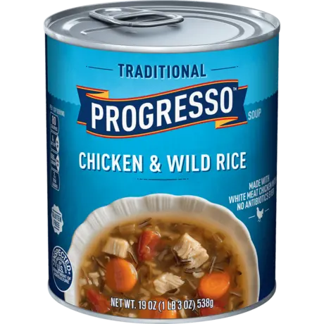 Progresso Traditional Chicken & Wild Rice, Front of the product