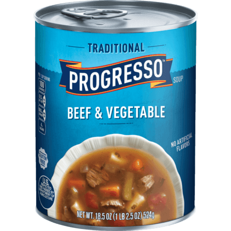 Progresso Traditional Beef & Vegetable, Front of the product
