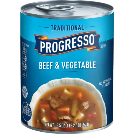 Progresso Traditional Beef & Vegetable, Front of the product