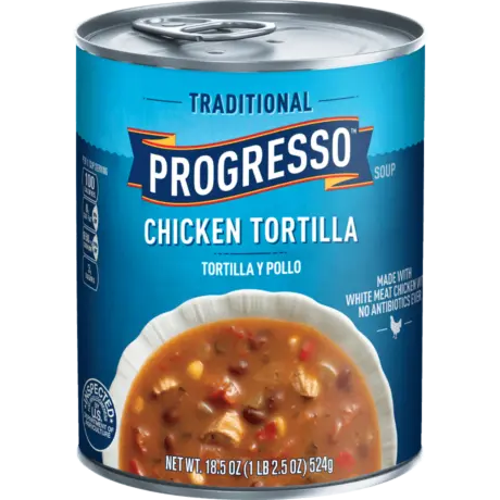 Progresso Traditional Chicken Tortilla, Front of the product