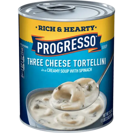 Progresso Rich & Hearty Three Cheese Tortellini, Front of the product