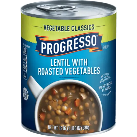 Progresso Vegetable Classics Lentil with Roasted Vegetables, Front of the product