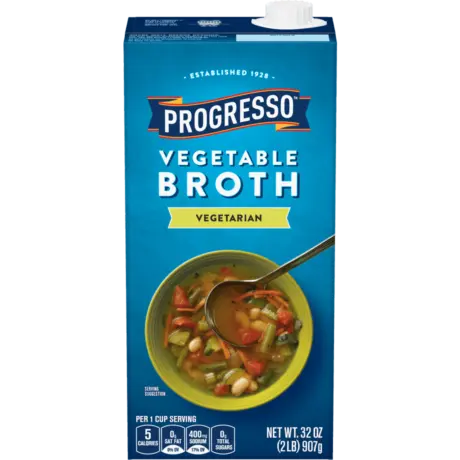 Progresso Vegetable Broth, Front of the product
