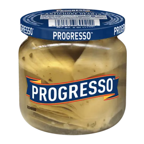 Progresso marinated artichokes, front of the product