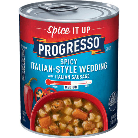 Progresso Spice It Up Spicy Italian-Style Wedding with Italian Sausage, Front of the product